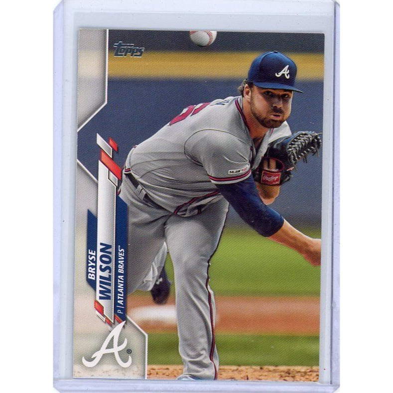 2020 Atlanta Braves Bryse Wilson Topps Update #U-171