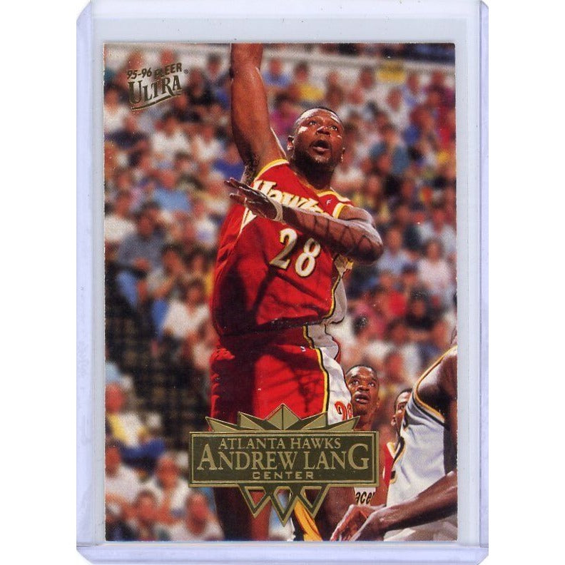 1995-96 Atlanta Hawks Andrew Lang Fleer Ultra #4