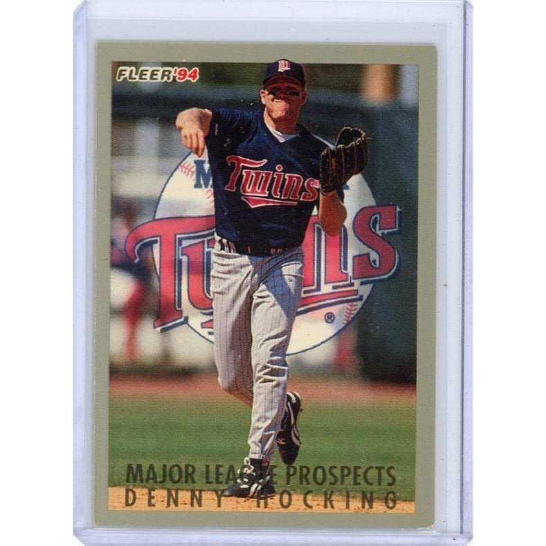 1994 Minnesota Twins Denny Hocking  Fleer Major League Prospects #14