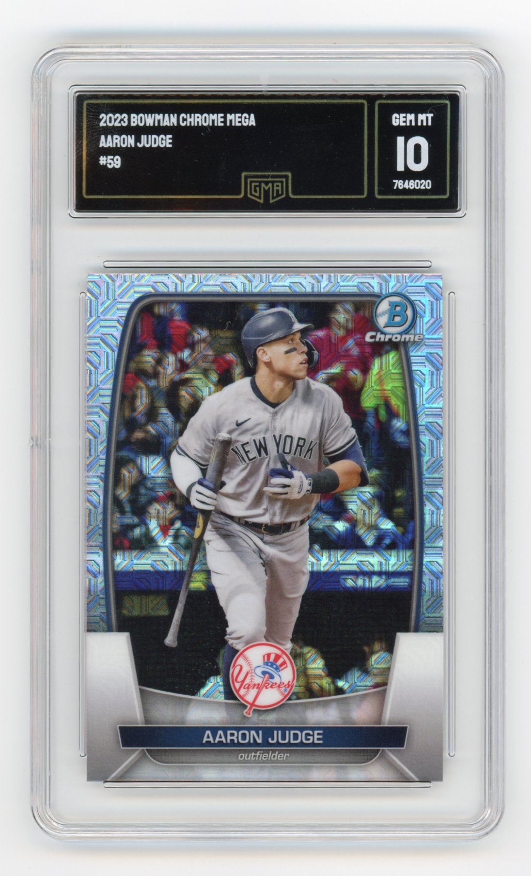 2023 Aaron Judge Bowman #59 Mojo Refractors SGC 10