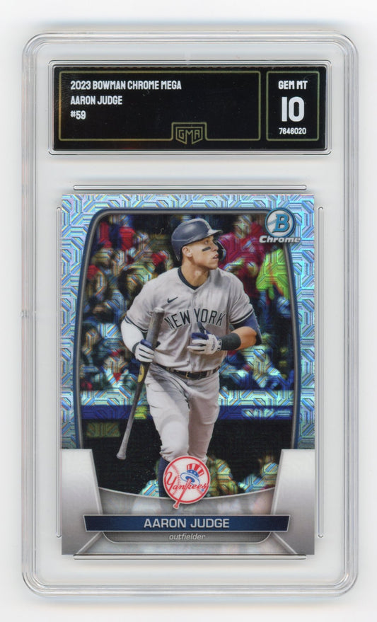 2023 Aaron Judge Bowman #59 Mojo Refractors SGC 10