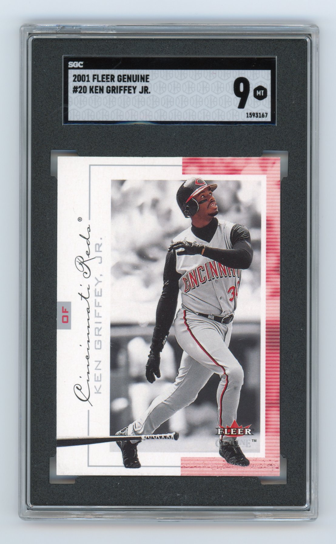 2001 Ken Griffey Jr., Fleer Genuine #20