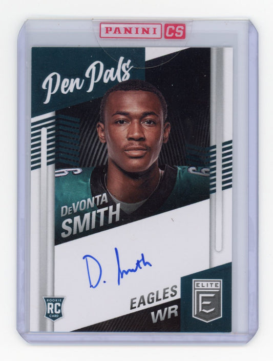 2021 DeVonta Smith Donruss Elite #PP-DS AUTOGRAPHED