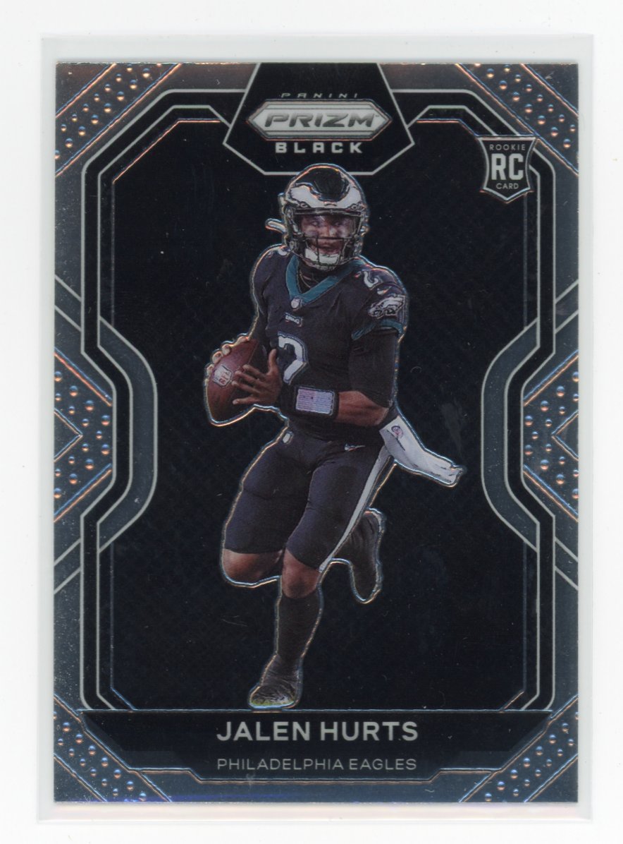 2020 Jalen Hurts RC Panini Chronicles #PB-19 Prizm Black Silver