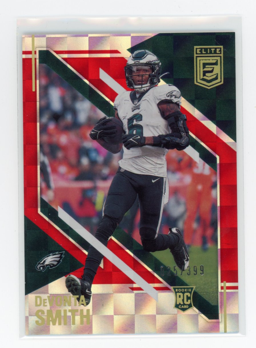 2021 DeVonta Smith Panini Chronicles #183 Elite Update Red 025/399