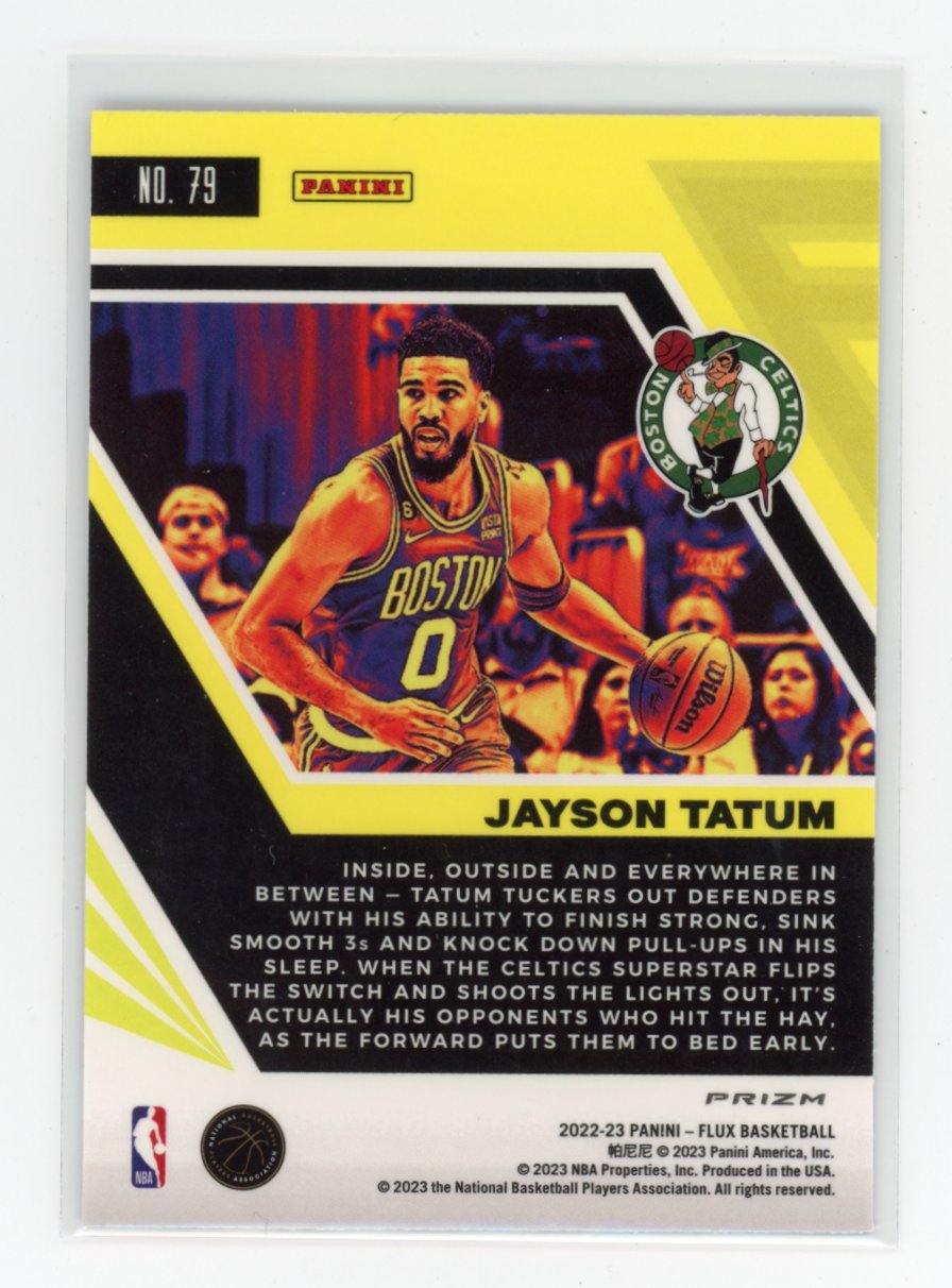 2022 Jayson Tatum Panini Flux #79