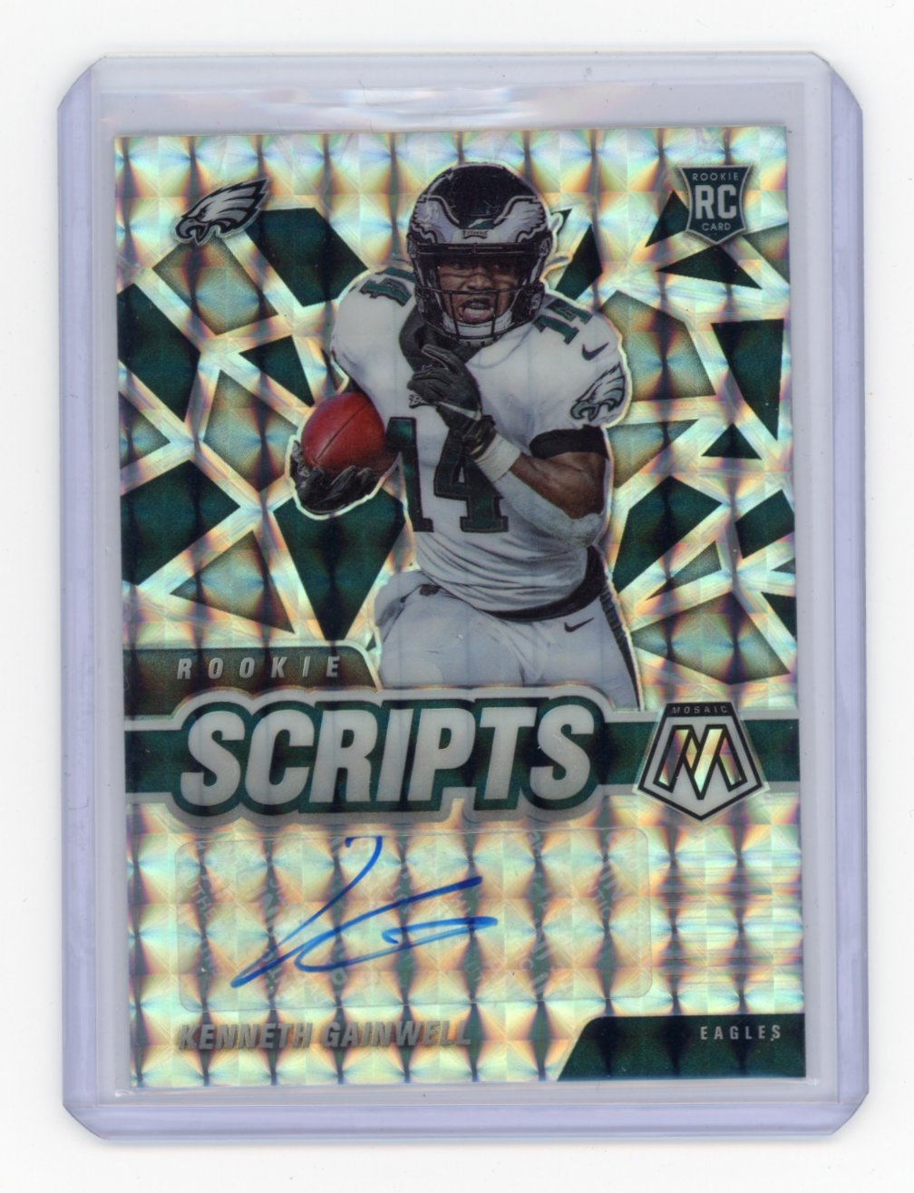 2021 Kenneth Gainwell Panini Mosaic #RS38 RC Auto