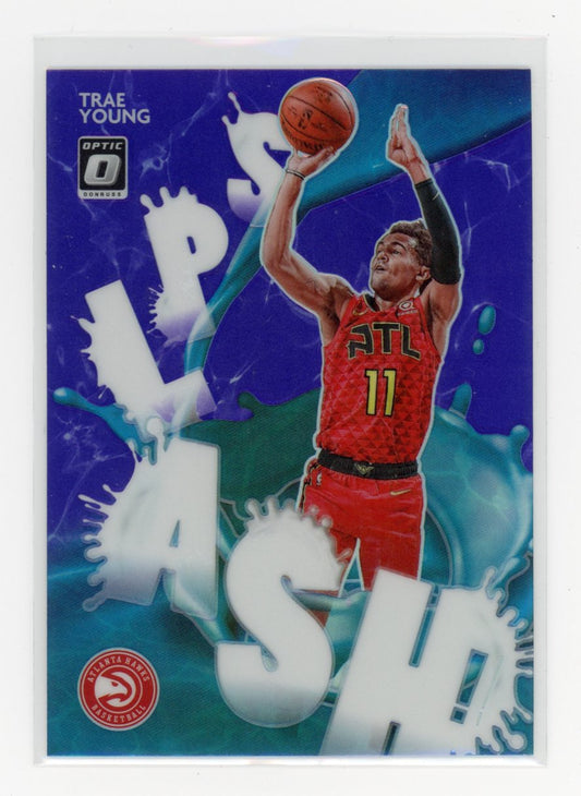 2020-21 Trae Young Donruss Optic #11 Splash! Purple