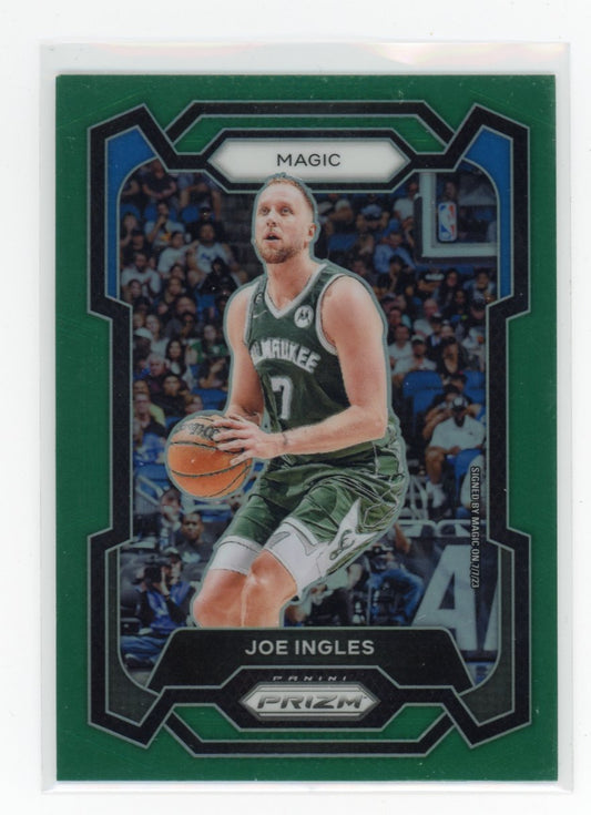 2023-24 Joe Ingles Panini Prizm #296 Prizms Green