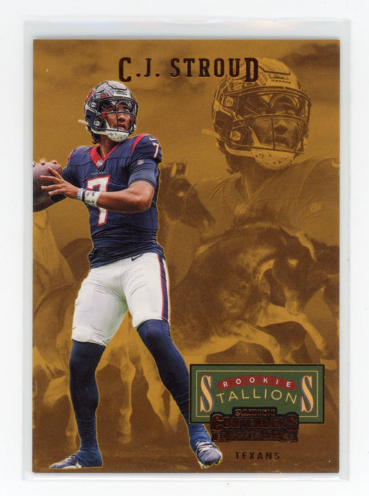 2023 CJ Stroud Panini Contenders "Rookie Stallion" #6