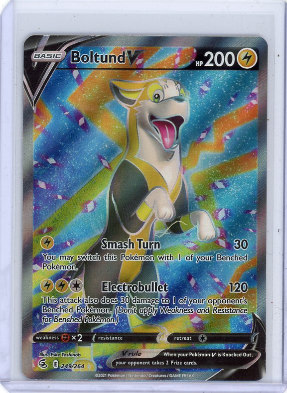 Pokemon - Boltund V (Full Art) SWSH08: Fusion Strike #249/264