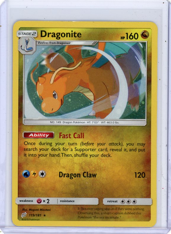 Pokemon - Dragonite (Cosmos Holo) Miscellaneous Cards & Products #119/181