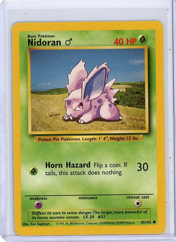 Pokemon - Nidoran (M) Base Set #055/102