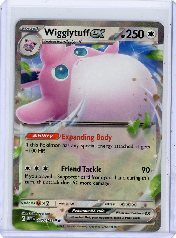 Pokemon - Wigglytuff EX SV: Scarlet & Violet 151 #040/165