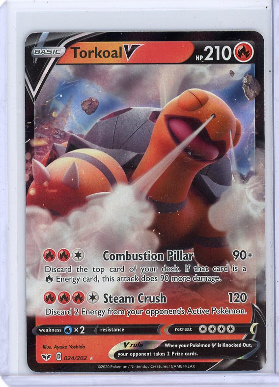 Pokemon - Torkoal V SWSH01: Sword and Shield Base Set #24/202