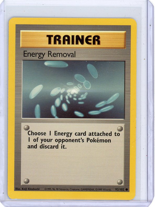 Pokemon - Energy Removal Base Set #092/102