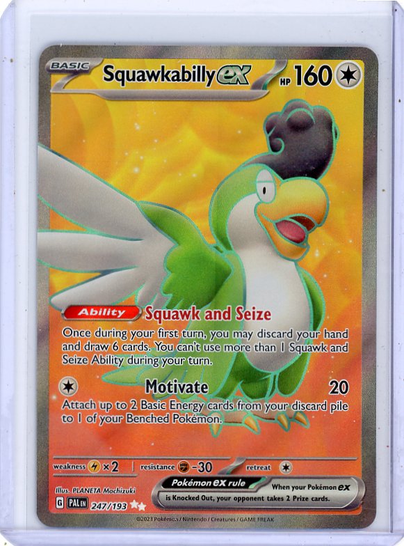 Pokemon - Squawkabilly EX SV02: Paldea Evolved #247/193