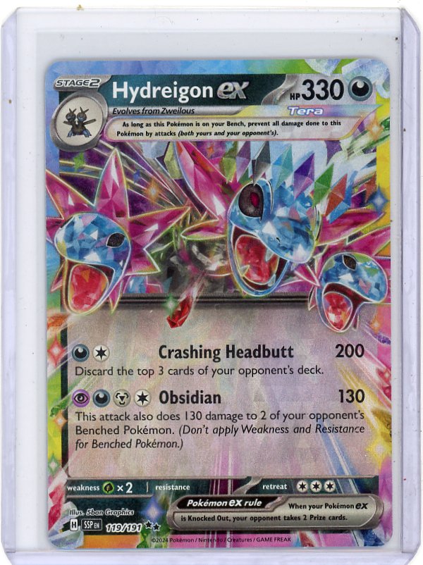 Pokemon - Hydreigon EX SV08: Surging Sparks #119/191