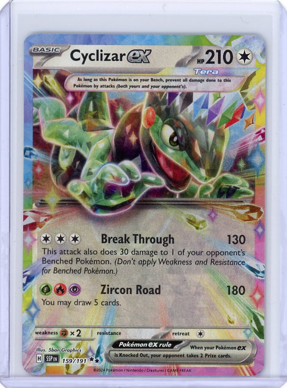 Pokemon - Cyclizar ex SV08: Surging Sparks #159/191