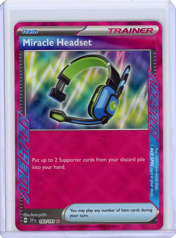 Pokemon- Miracle Headset SV08: Surging Sparks #183/191