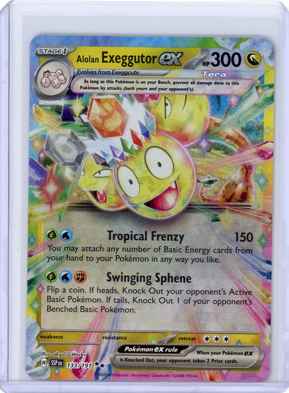 Pokemon- Alolan Eceggutor ex SV08: Surging Sparks #133/191