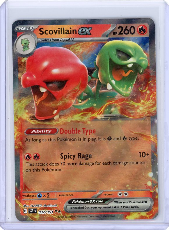 Pokemon- Scovillain ex SV08: Surging Sparks #038/191