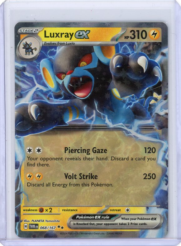 Pokemon- Luxray ex SV06: Twilight Masquerade #068/167