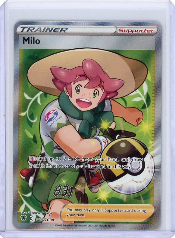 Pokemon- Milo SWSH10: Astral Radiance Trainer Gallery #TG27/TG30