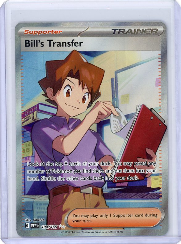 Pokemon- Bill's Transfer SV: Scarlet & Violet 151 #194/165