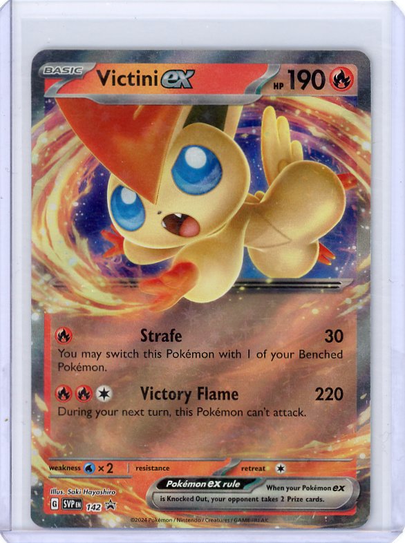 Pokemon- Victini ex SV: Scarlet & Violet Promo Cards #142