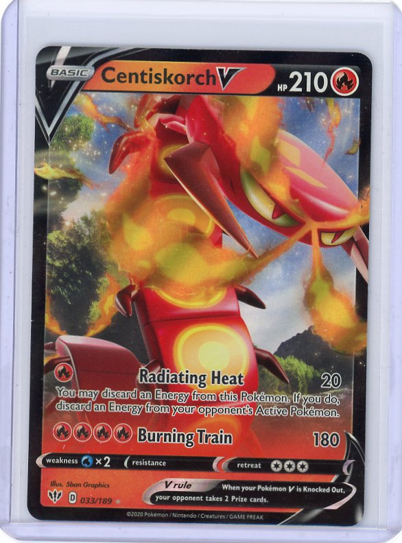 Pokemon- Centiskorch SWSH03: Darkness Ablaze #033/189