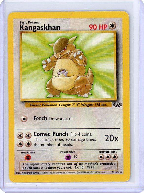 Pokemon- Kangaskhan Base Set 2 #026/130