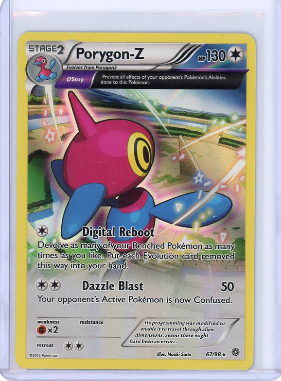 Pokemon- Porygon-Z XY - Ancient Origins #67/98