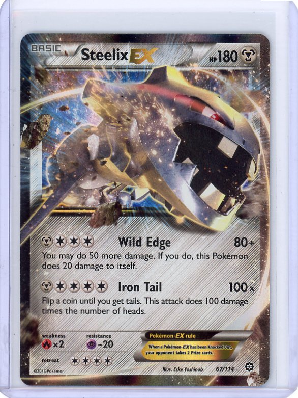 Pokemon- Steelix EX XY - Steam Siege #67/114