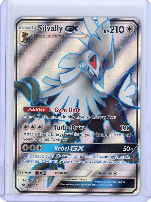 Pokemon- Silvally GX (Full Art) SM - Crimson Invasion #108/111