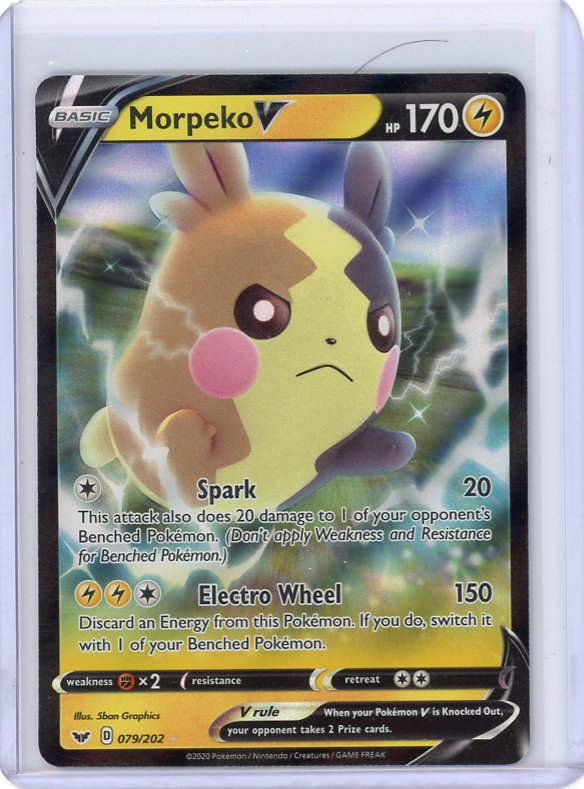 Pokemon- Morpeko V SWSH01: Sword & Shield Base Set #079/202