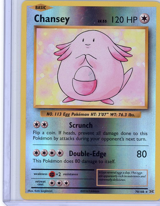 Pokemon- Chansey XY - Evolutions #70/108