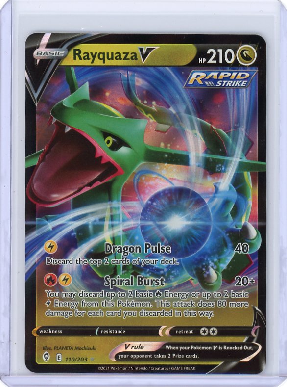 Pokemon- Rayquaza V Crown Zenith #110/159