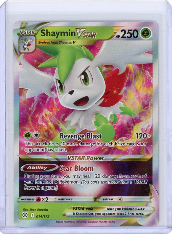 Pokemon- Shaymin VSTAR SWSH09: Brilliant Stars #014/172