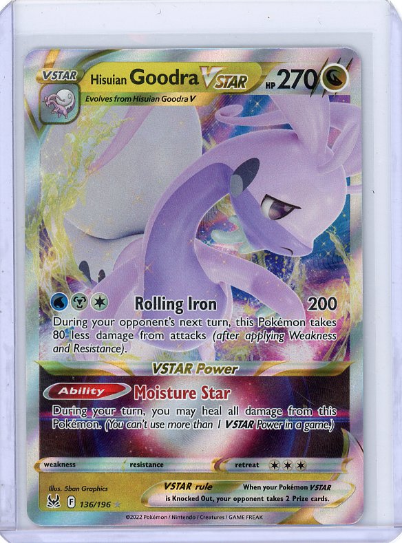 Pokemon- Hisuian Goodra VSTAR SWSH11: Lost Origin #136/196