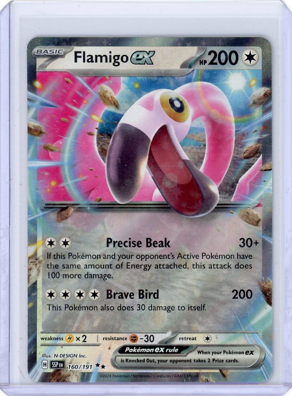 Pokemon-Flamingo ex SV08: Surging Sparks #160/191