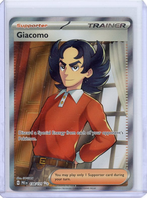 Pokemon- Giacomo Prismatic Evolution #138/131