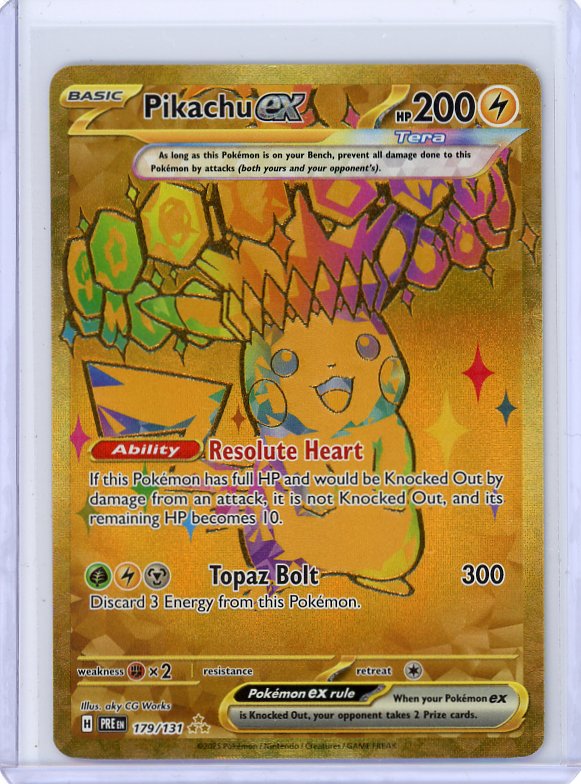 Pokemon- Pikachu ex SV: Prismatic Evolutions #179/131