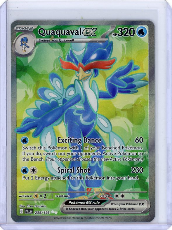 Pokemon- Quaquaval ex SV02: Paldea Evolved #235/193