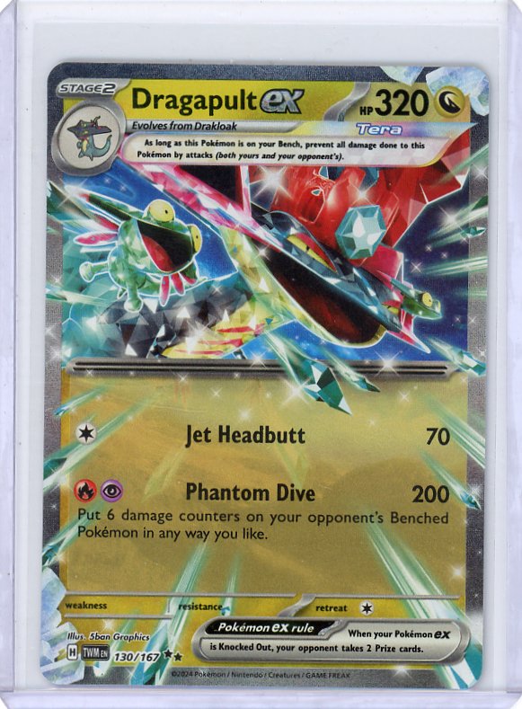 Pokemon- Dragapult ex SV06: Twilight Masquerade #130/167