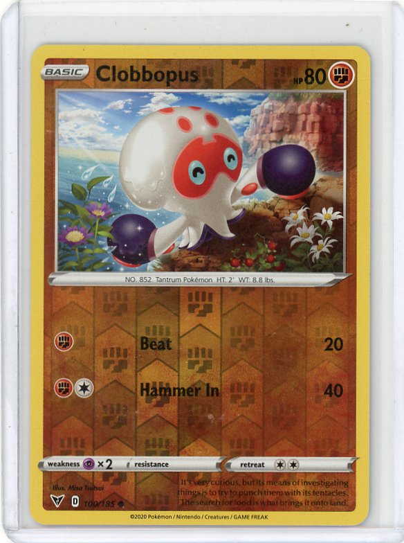 Pokemon- Clobbopus SWSH04: Vivid Voltage #100/185