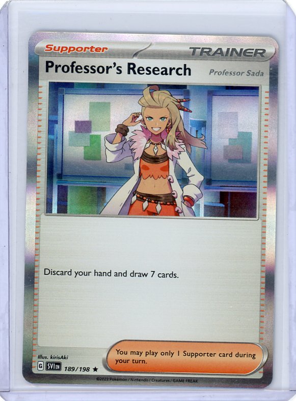 Pokemon- Professor's Research SV01: Scarlet & Violet Base Set #189/198