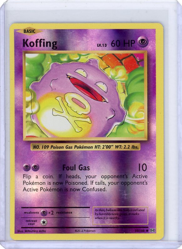 Pokemon- Koffing XY - Evolutions #50/108