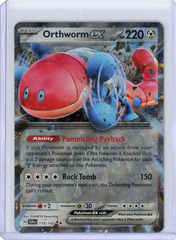 Pokemon : Orthworm ex SV07: Stellar Crown #110/142