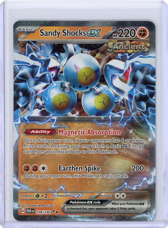 Pokemon : Sandy Shocks ex SV04: Paradox Rift #108/182